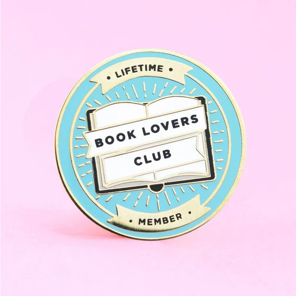 Book Lovers Club Enamel Pin