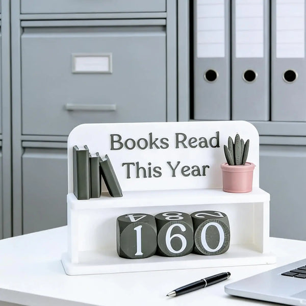 Books Read This Year Shelf Counter