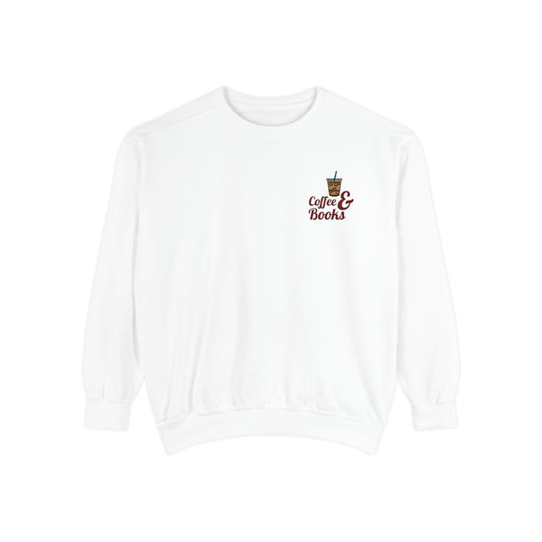 Coffee & Books Sweatshirt — Light Colors