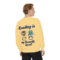 Reading Is My Favorite Sport Sweatshirt — Light Colors