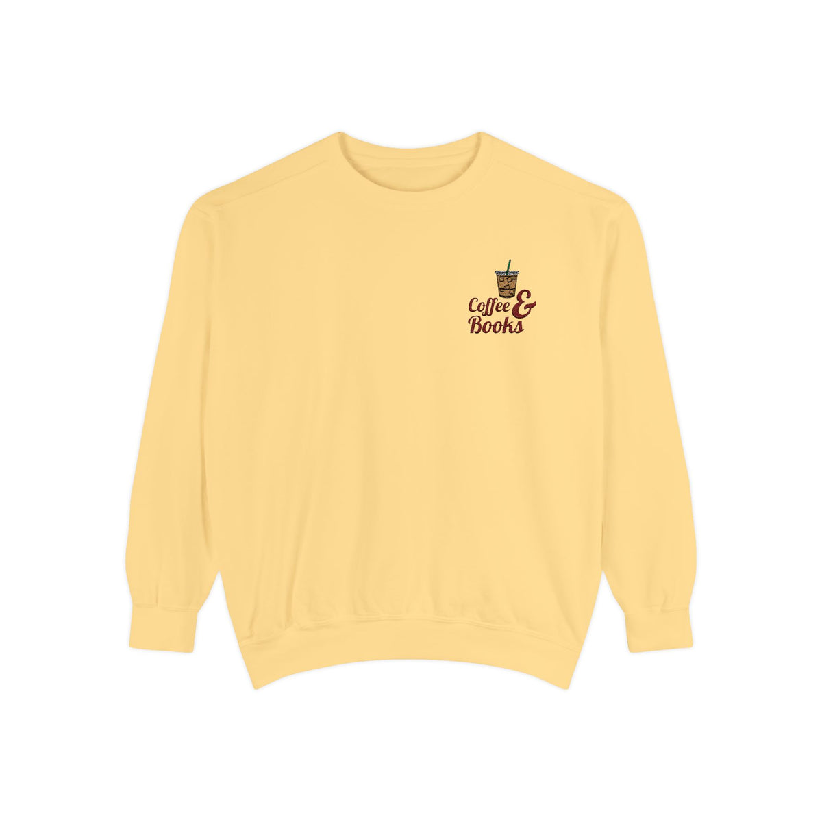 Coffee & Books Sweatshirt — Light Colors