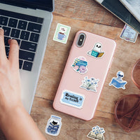 Literary Reading Sticker Pack — 50 Pieces