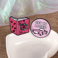 Burn Book Enamel Pin Set — Get In Loser Edition