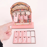 Wooden "Books Read This Year" Tally Display