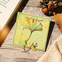 Vintage Leaf Metal Bookmark