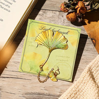 Vintage Leaf Metal Bookmark