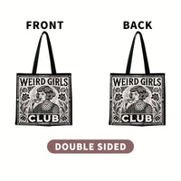 Weird Girls Club Vintage Tote Bag