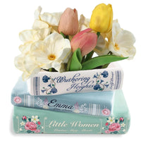 Ceramic Book-Shaped Flower Vase