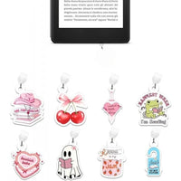 Bookish Slogan Charm Dust Plug — Pick Your Mood