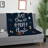 Just One More Chapter Fleece Throw Blanket