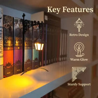 Mini Streetlamp Bookshelf Light