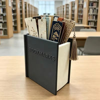 Book-Shaped Bookmark Organizer, 3D-Printed