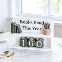 Books Read This Year Shelf Counter