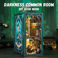 Bookstore Book Nook DIY Miniature Dollhouse Kit with Light