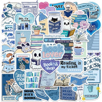 Literary Reading Sticker Pack — 50 Pieces