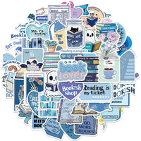 Literary Reading Sticker Pack — 50 Pieces