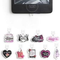 Bookish Slogan Charm Dust Plug — Pick Your Mood