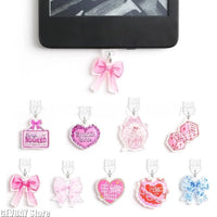 Bookish Slogan Charm Dust Plug — Pick Your Mood