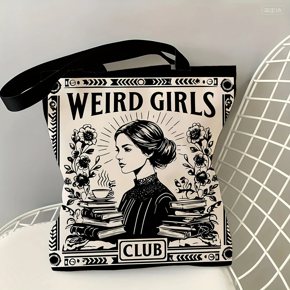 Weird Girls Club Vintage Tote Bag