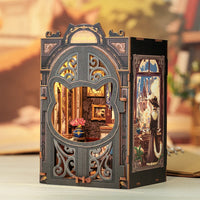 Bookstore Book Nook DIY Miniature Dollhouse Kit with Light