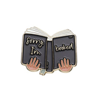 Just One More Chapter Enamel Pin