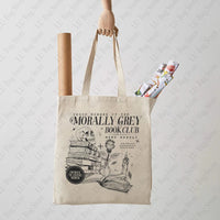 Morally Grey Book Club Tote Bag