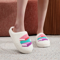 Stacked Books Plush Slippers