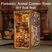 Bookstore Book Nook DIY Miniature Dollhouse Kit with Light