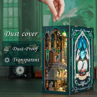 Bookstore Book Nook DIY Miniature Dollhouse Kit with Light