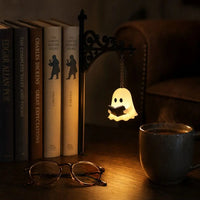 Vintage Bookshelf Lantern Night Light