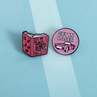 Burn Book Enamel Pin Set — Get In Loser Edition