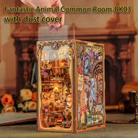Bookstore Book Nook DIY Miniature Dollhouse Kit with Light