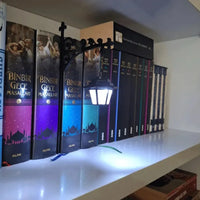 Vintage Bookshelf Lantern Night Light