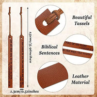 Leather Bible Verse Bookmark