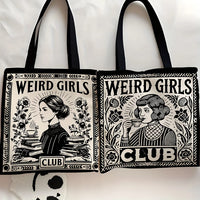 Weird Girls Club Vintage Tote Bag