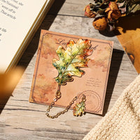Vintage Leaf Metal Bookmark