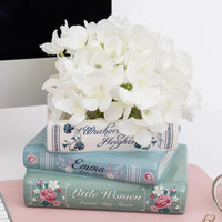 Ceramic Book-Shaped Flower Vase