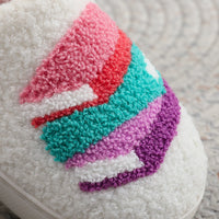Stacked Books Plush Slippers