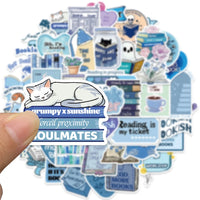 Literary Reading Sticker Pack — 50 Pieces