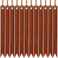 Leather Bible Verse Bookmark