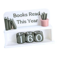 Books Read This Year Shelf Counter