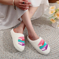 Stacked Books Plush Slippers