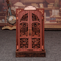 Bookstore Book Nook DIY Miniature Dollhouse Kit with Light