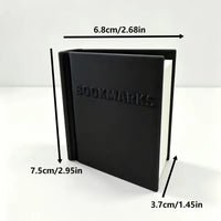 Book-Shaped Bookmark Organizer, 3D-Printed