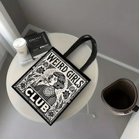 Weird Girls Club Vintage Tote Bag