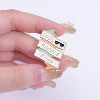 Just One More Chapter Enamel Pin