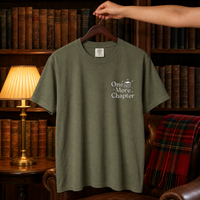 One More Chapter Tee — White Embroidery